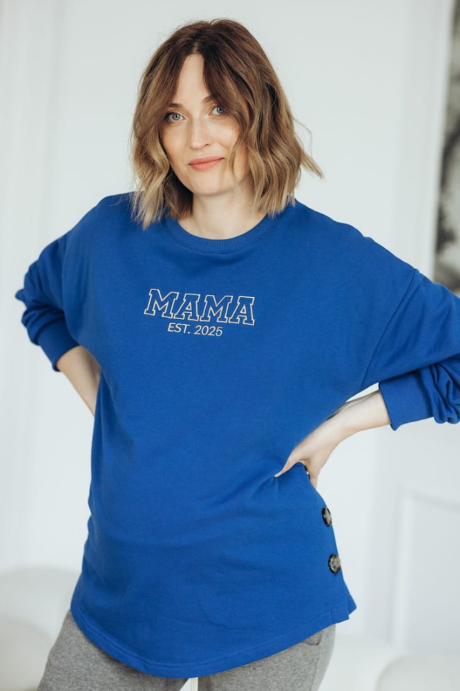 Bluza MAMA 2025 niebieska 