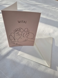 Kartka okolicznościowa WITAJ!