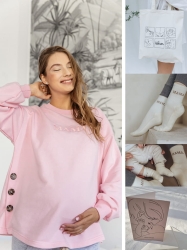 Zestaw prezentowy dla mamy CANDY LATTE różowy