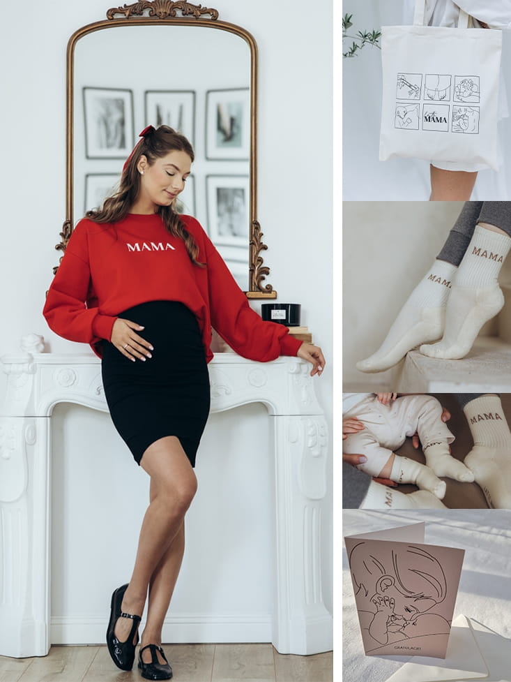 Zestaw prezentowy dla mamy CRANBERRIES LATTE czerwony