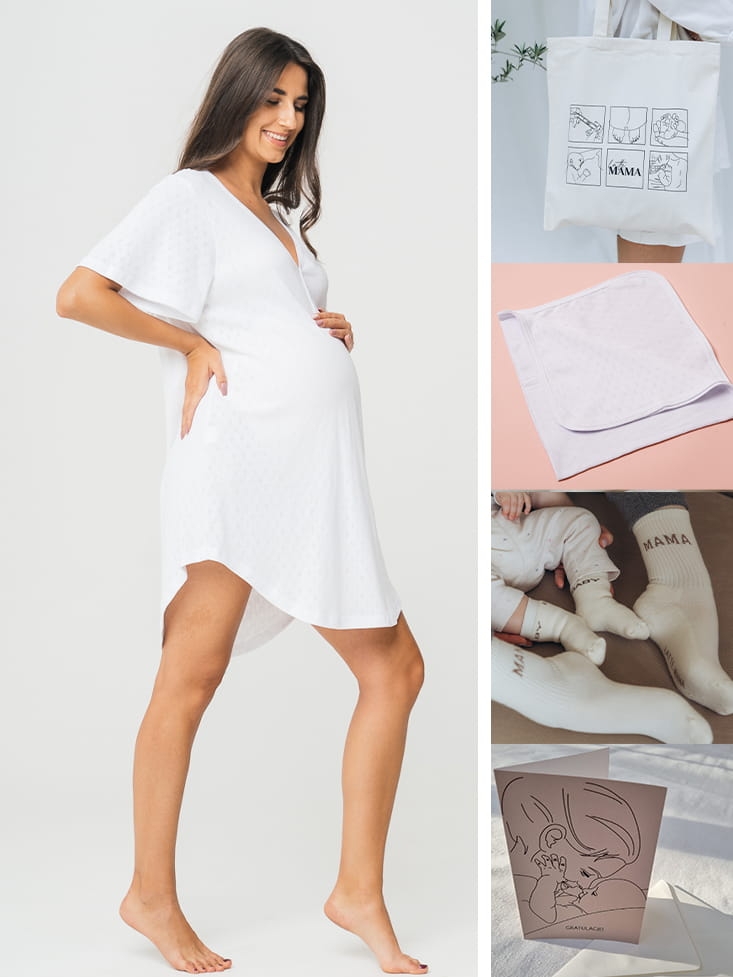 Zestaw prezentowy dla mamy WITAJ biały 