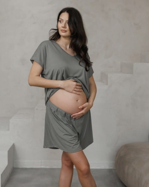 Szorty Mocha oliwkowe