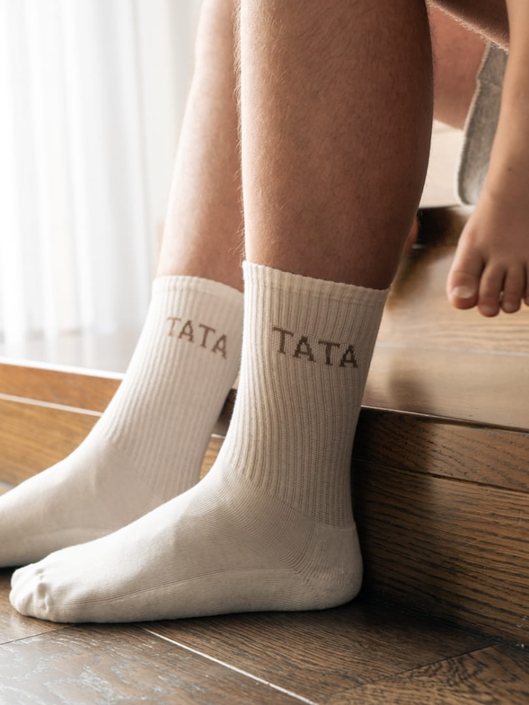 Skarpetki TATA  jasny beż  