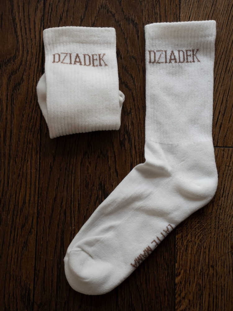 Skarpetki DZIADEK jasny beż 