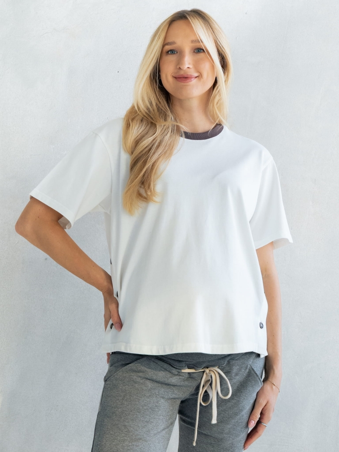 T-shirt ciążowy i do karmienia