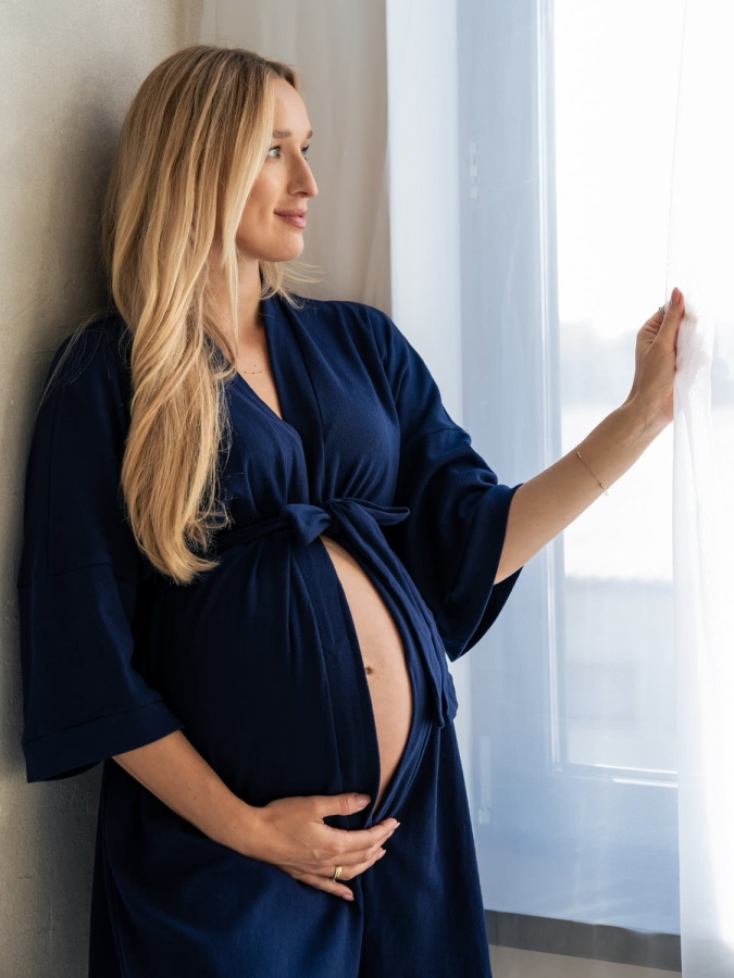 szlafrok ciążowy