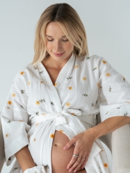 Muslin pregnancy kimono robe (1) (1)