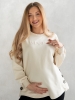bluza śmietankowa ciążowa i do karmienia