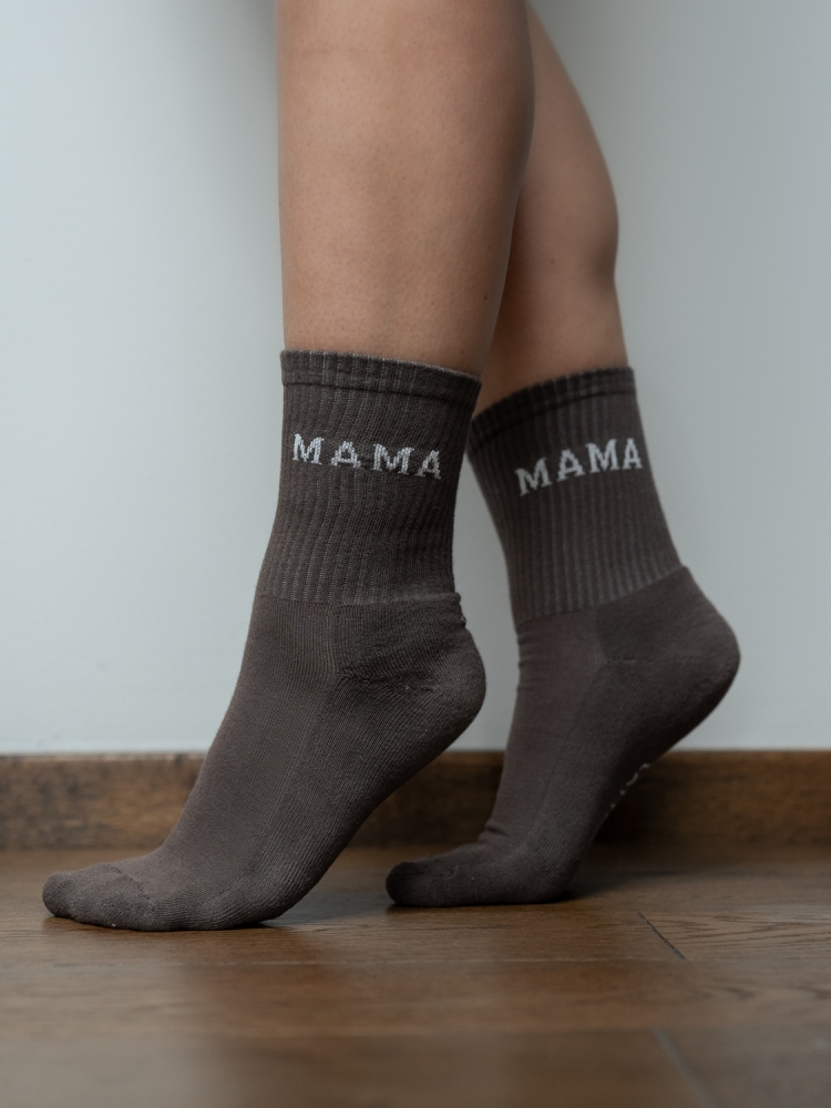 Skarpetki MAMA  choco