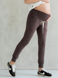 Pregnancy pants NEVER WALK ALONE black (1)