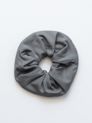 Gumka do włosów scrunchie MOCHA stalowa